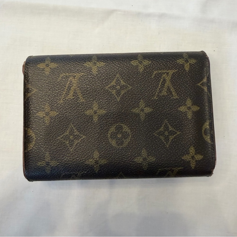 Louis Vuitton Monogram Porte Monnaie Billets Viennois‎ Wallet Coin Purse Vintage - Picture 2 of 10